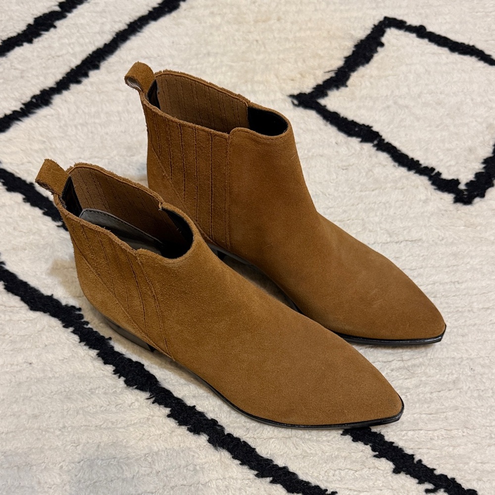 Marc Fisher Tan Booties